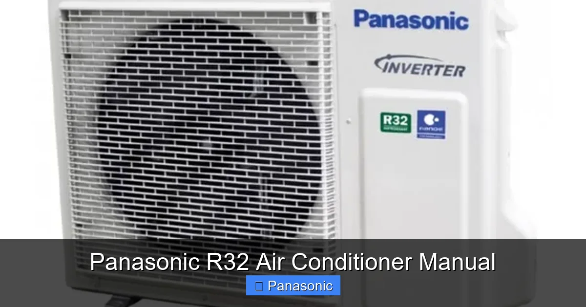 Panasonic R32 Air Conditioner Manual