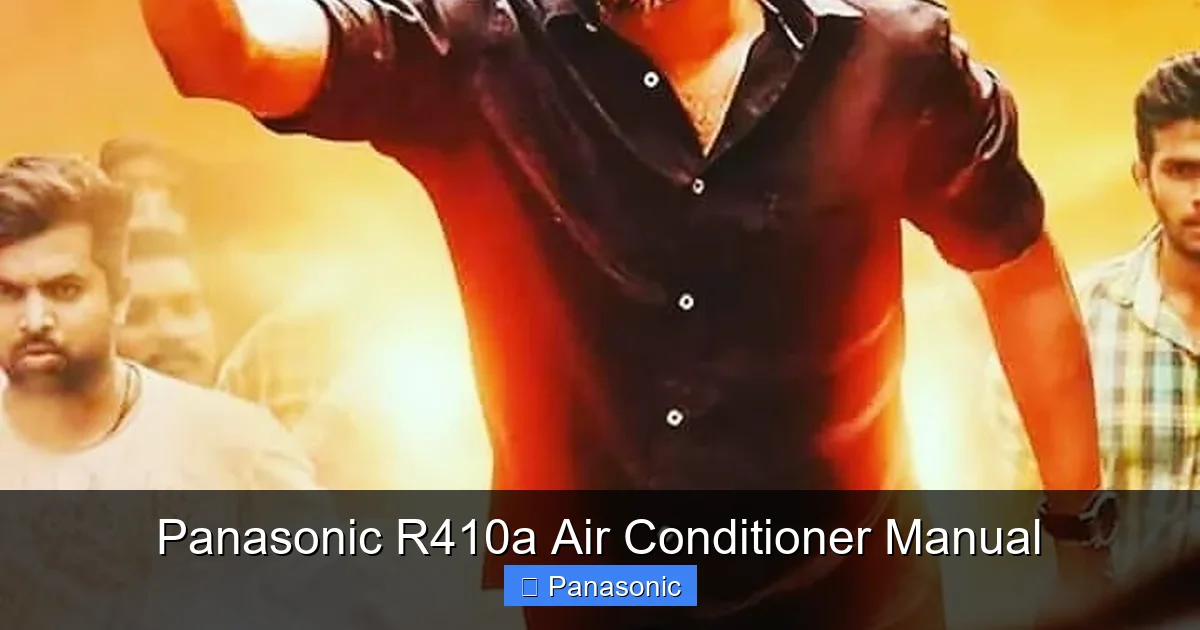Panasonic R410a Air Conditioner Manual