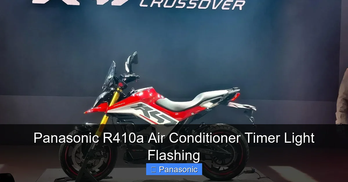 Panasonic R410a Air Conditioner Timer Light Flashing