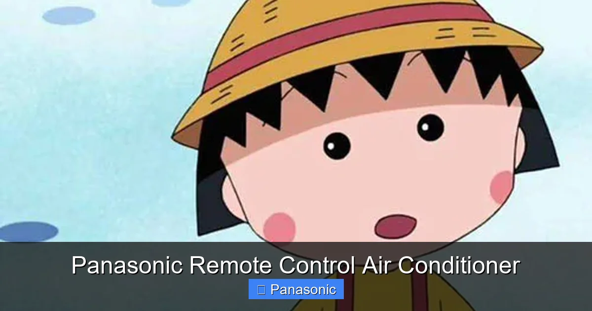 Panasonic Remote Control Air Conditioner
