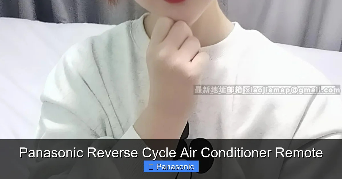 Panasonic Reverse Cycle Air Conditioner Remote