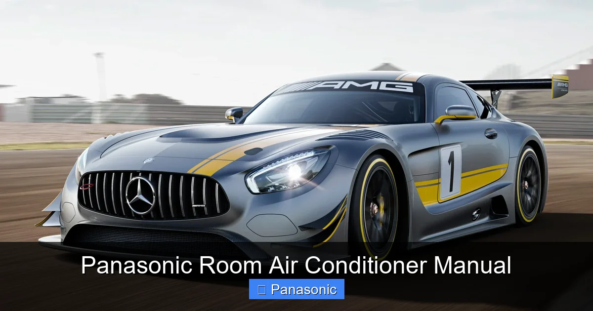 Panasonic Room Air Conditioner Manual