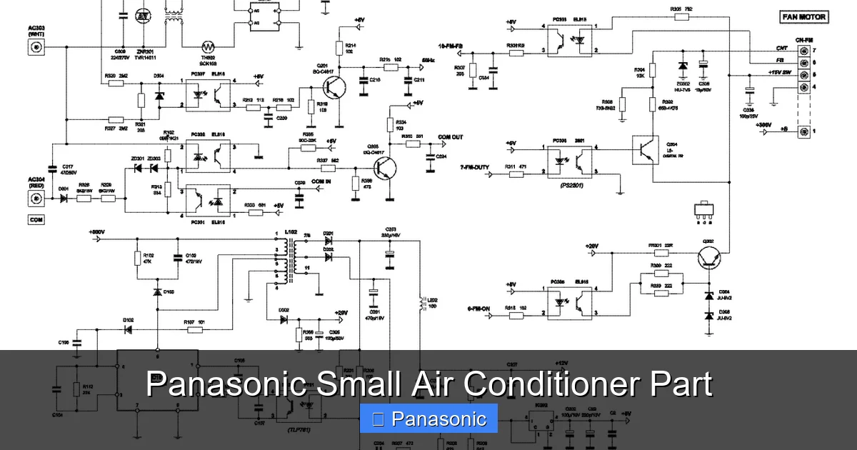 Panasonic Small Air Conditioner Part