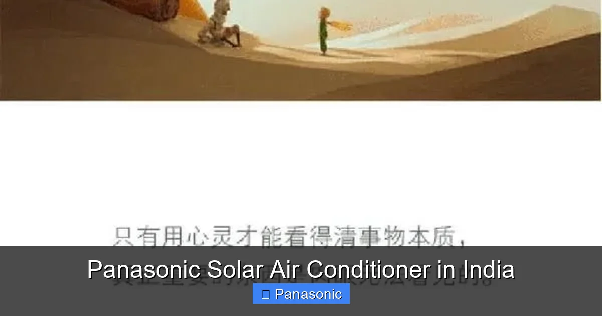 Panasonic Solar Air Conditioner in India