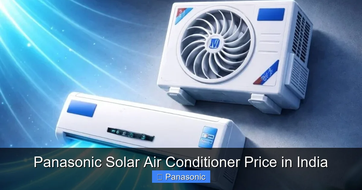 Panasonic Solar Air Conditioner Price in India