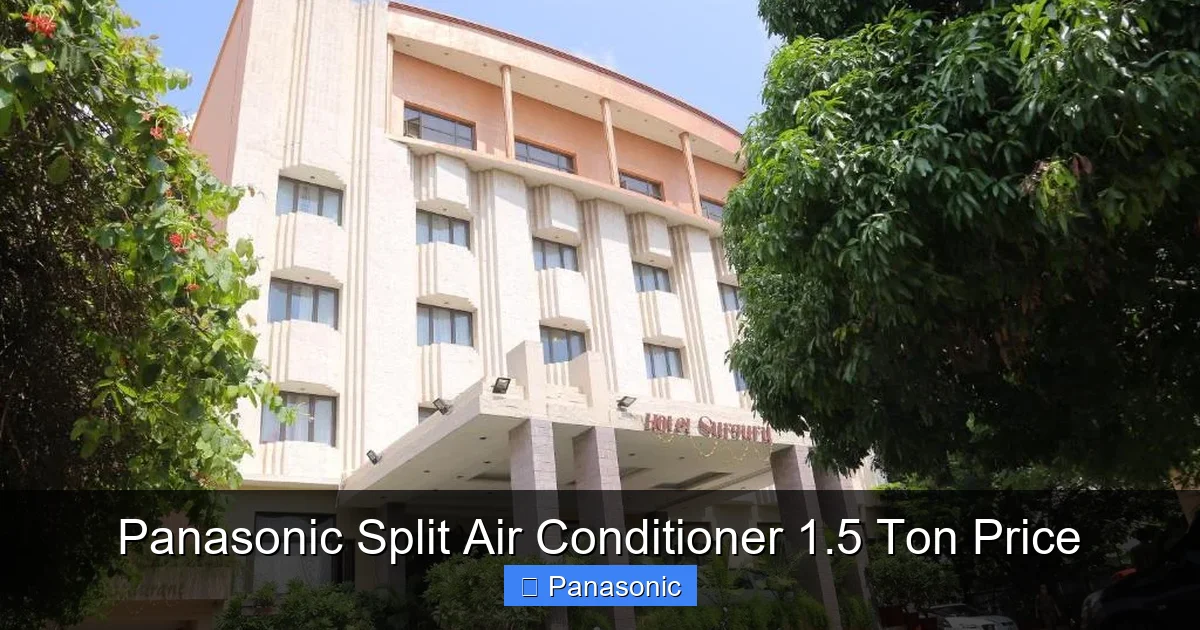 Panasonic Split Air Conditioner 1.5 Ton Price