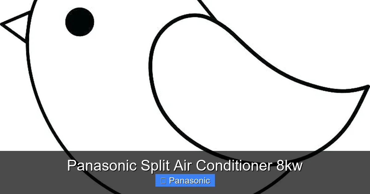 Panasonic Split Air Conditioner 8kw