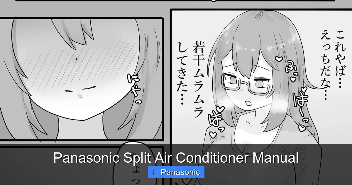 Panasonic Split Air Conditioner Manual