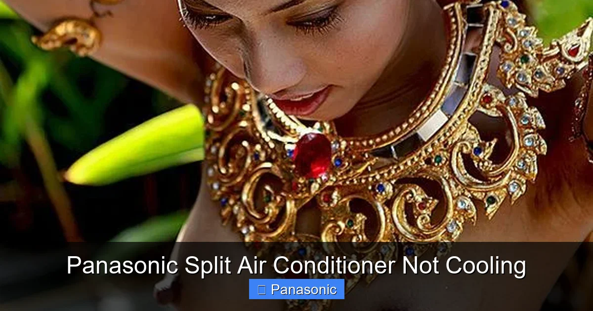 Panasonic Split Air Conditioner Not Cooling
