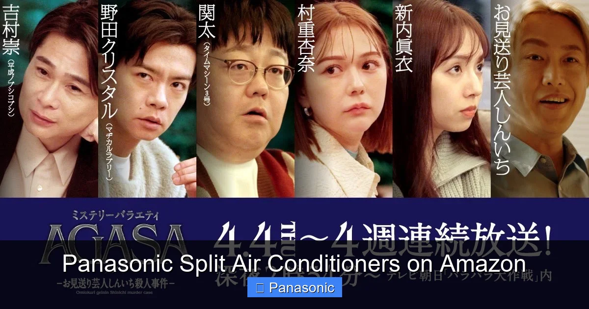 Panasonic Split Air Conditioners on Amazon