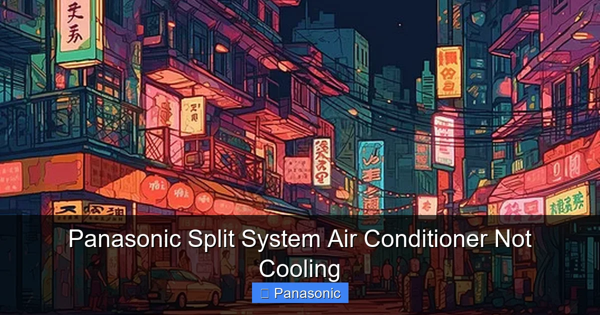 Panasonic Split System Air Conditioner Not Cooling