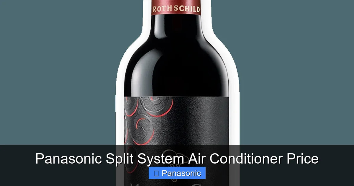 Panasonic Split System Air Conditioner Price