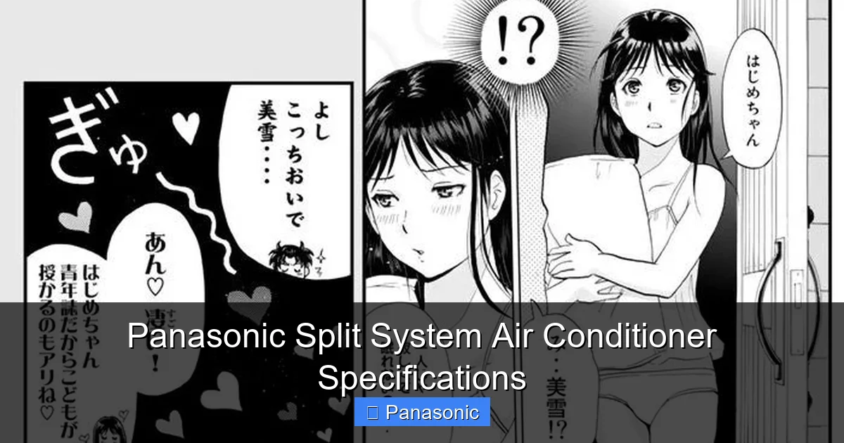 Panasonic Split System Air Conditioner Specifications