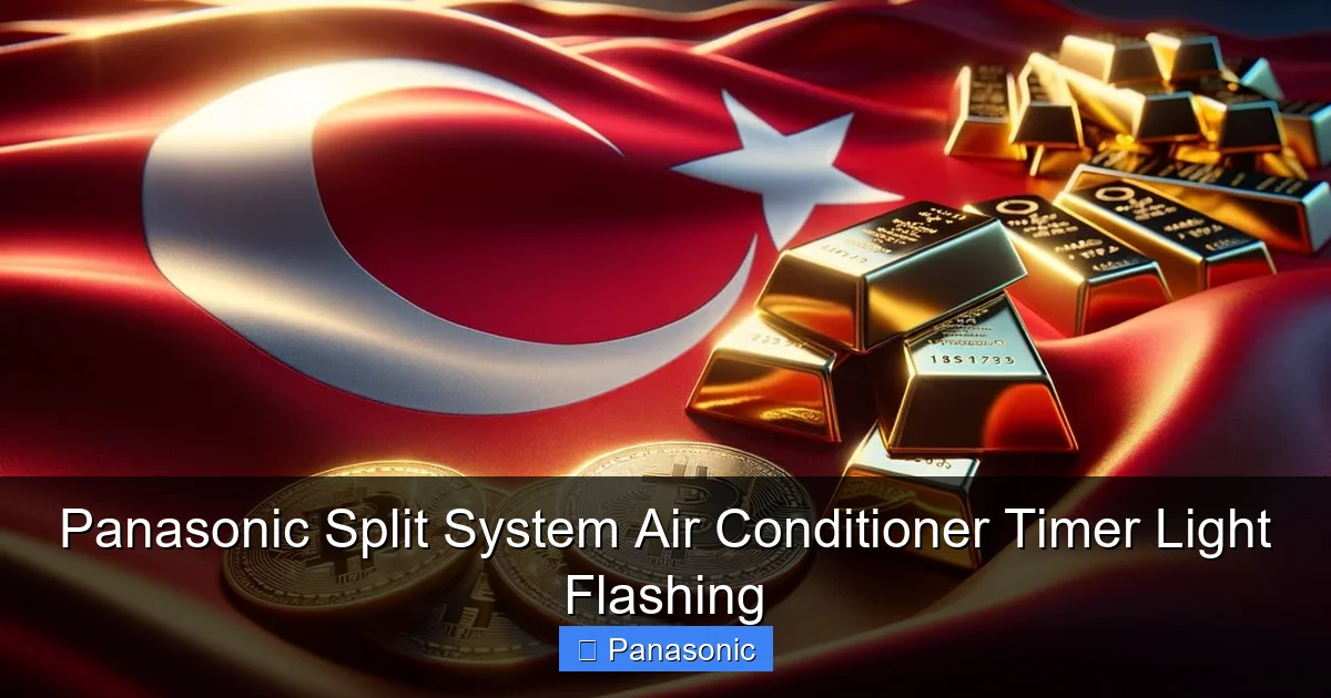 Panasonic Split System Air Conditioner Timer Light Flashing