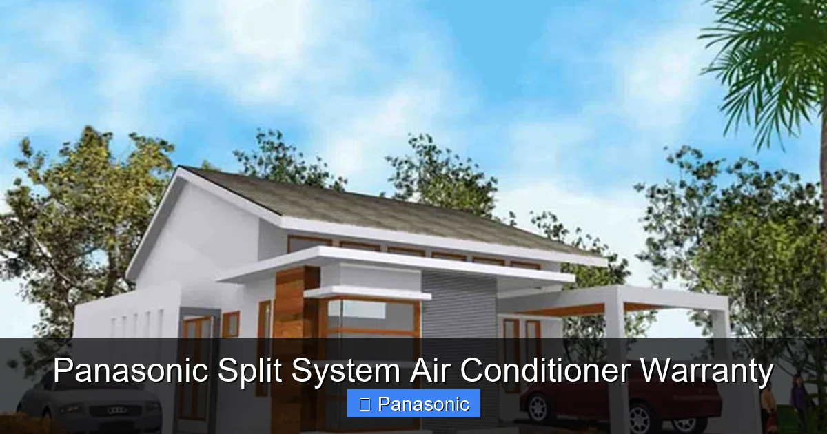 Panasonic Split System Air Conditioner Warranty
