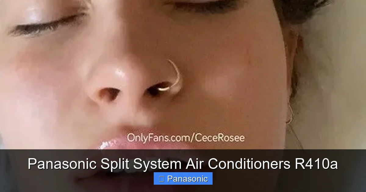 Panasonic Split System Air Conditioners R410a