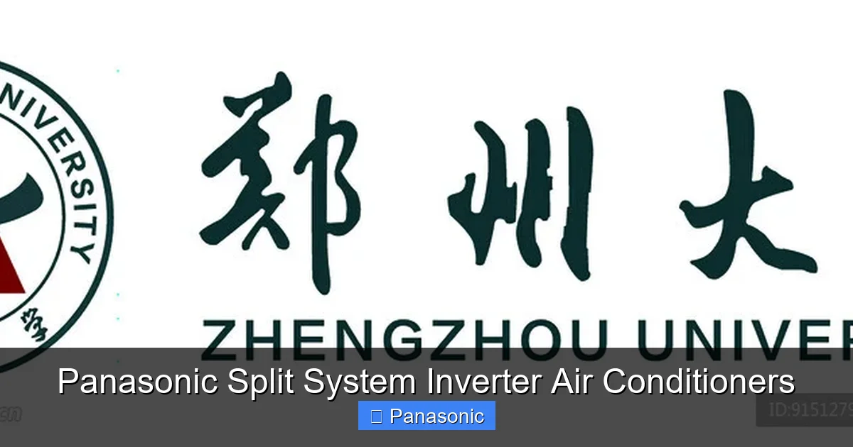 Panasonic Split System Inverter Air Conditioners