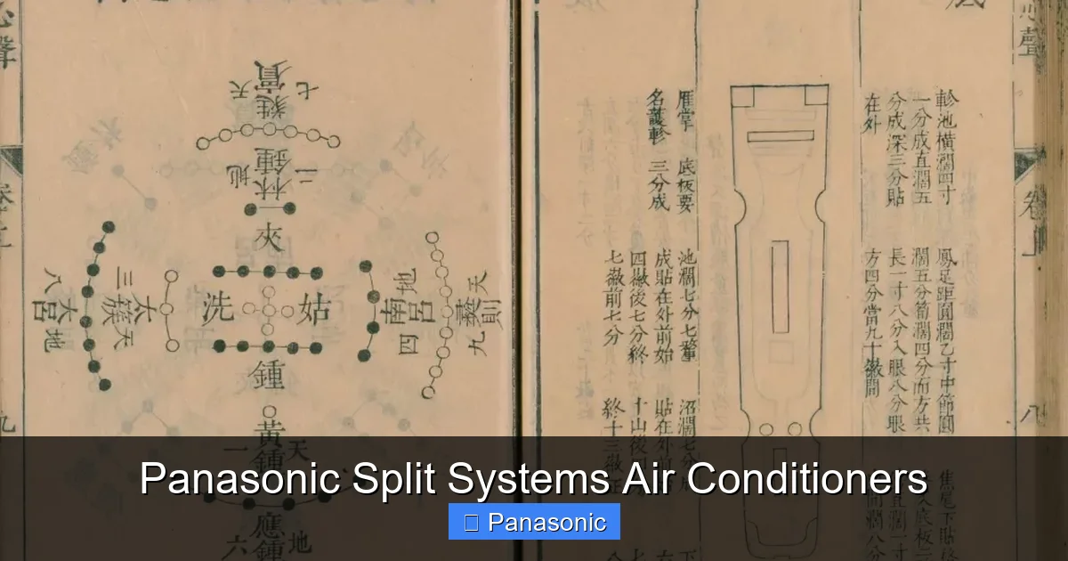 Panasonic Split Systems Air Conditioners