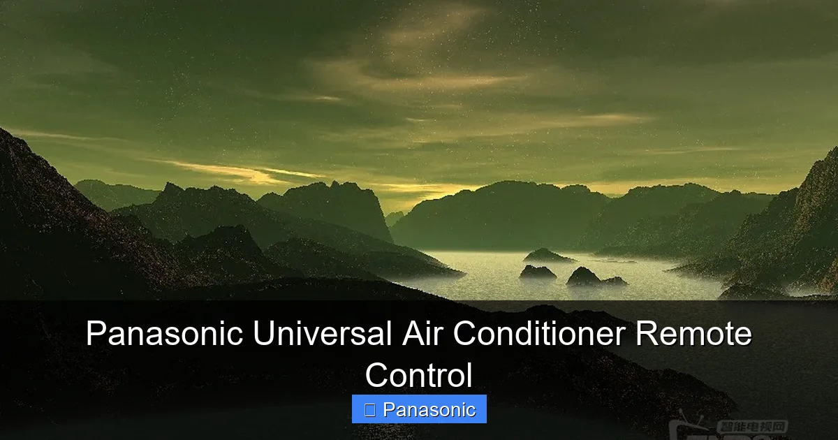 Panasonic Universal Air Conditioner Remote Control
