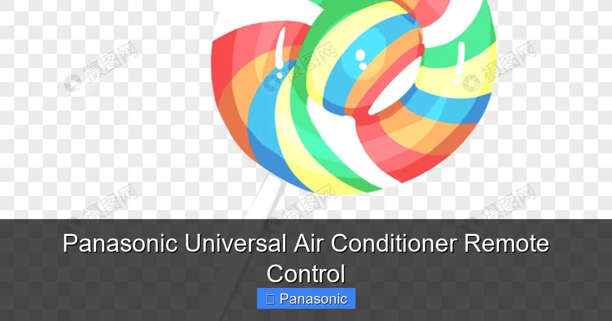 Panasonic Universal Air Conditioner Remote Control