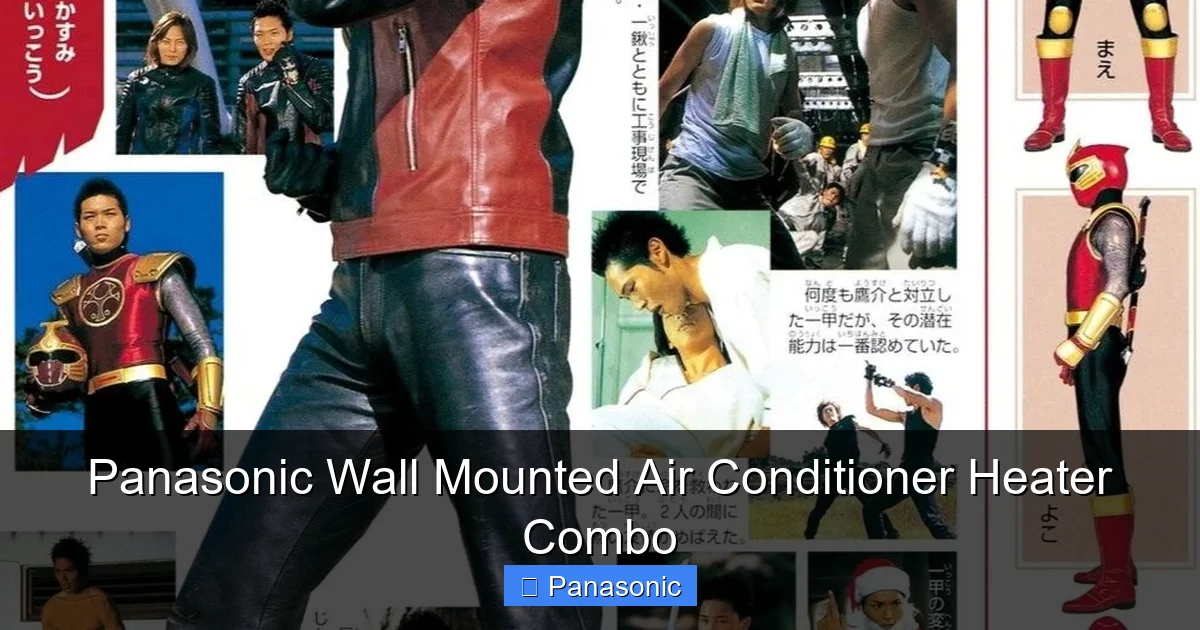 Panasonic Wall Mounted Air Conditioner Heater Combo