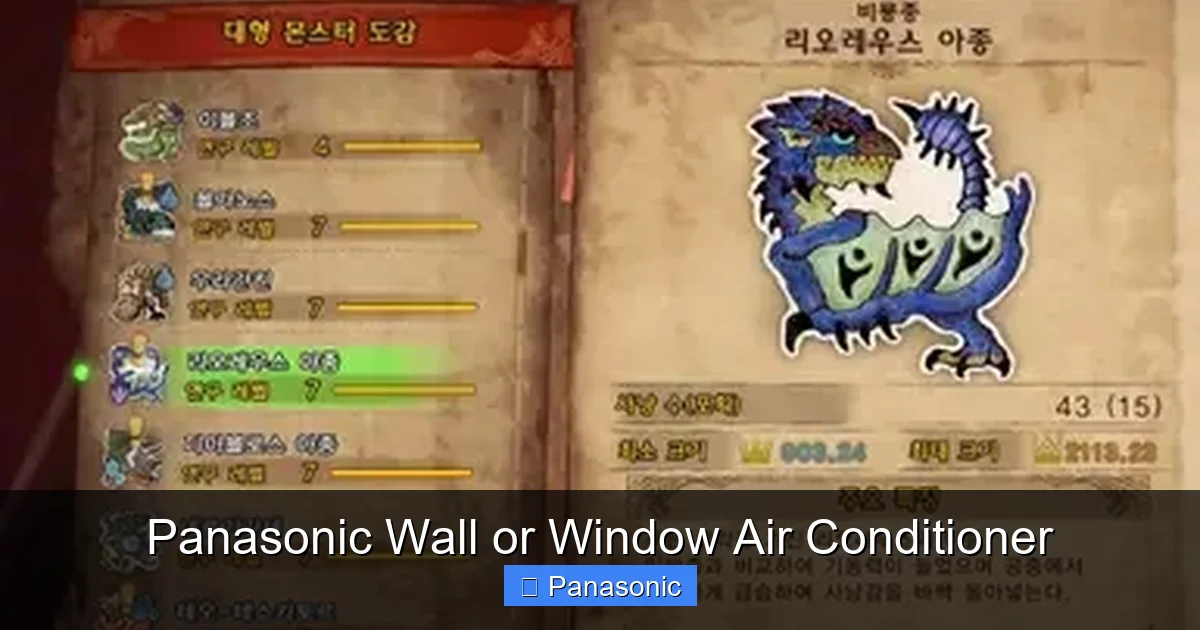 Panasonic Wall or Window Air Conditioner