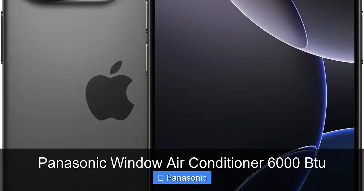 Panasonic Window Air Conditioner 6000 Btu