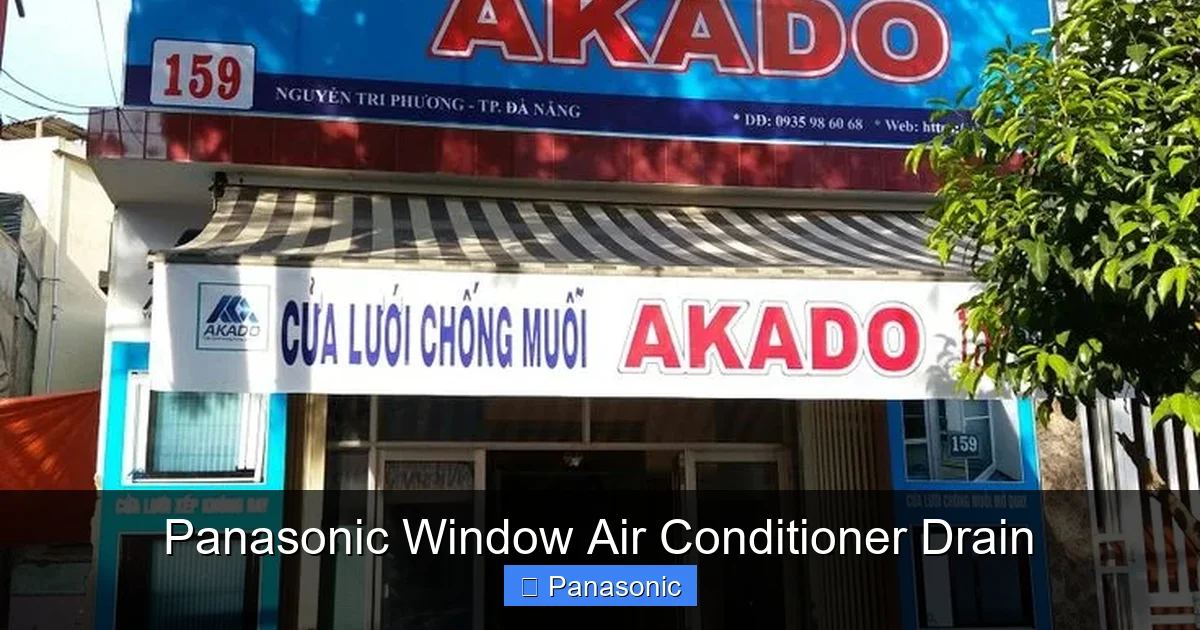 Panasonic Window Air Conditioner Drain