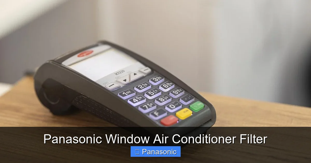 Panasonic Window Air Conditioner Filter