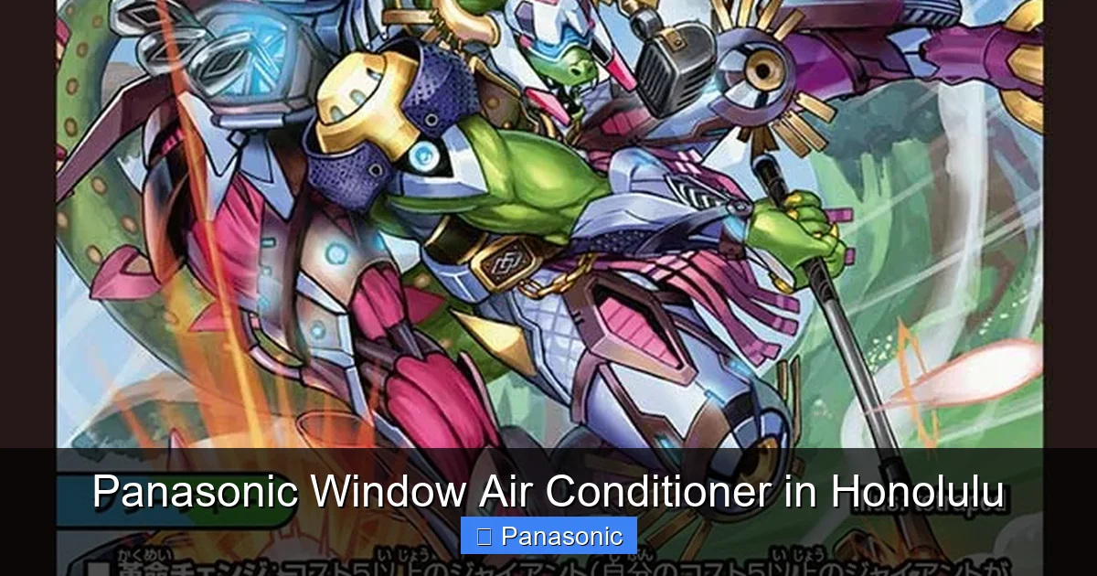 Panasonic Window Air Conditioner in Honolulu
