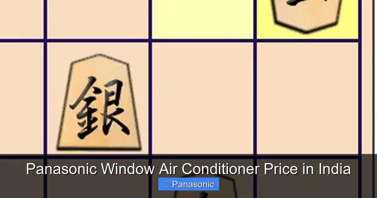 Panasonic Window Air Conditioner Price in India