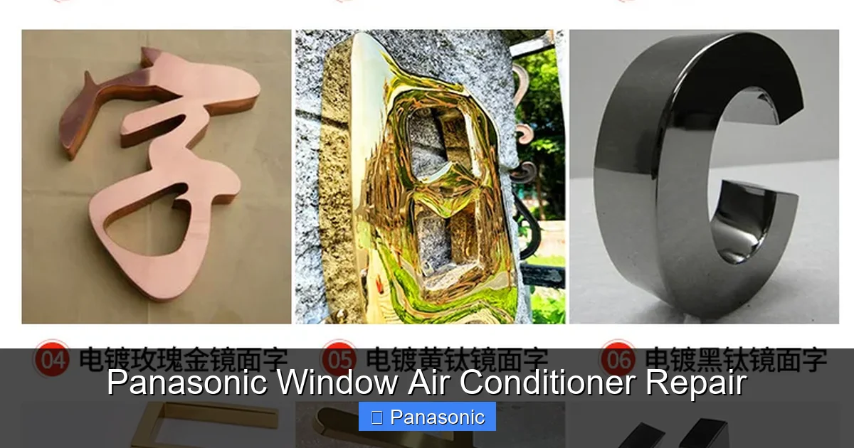 Panasonic Window Air Conditioner Repair