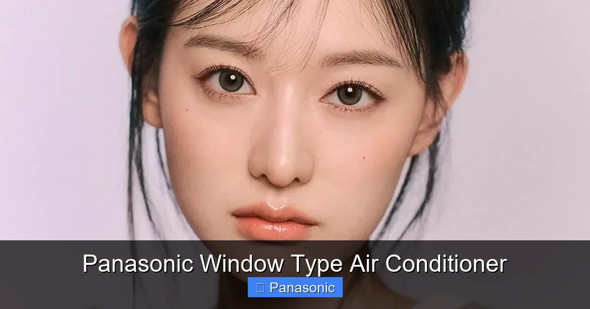 Panasonic Window Type Air Conditioner