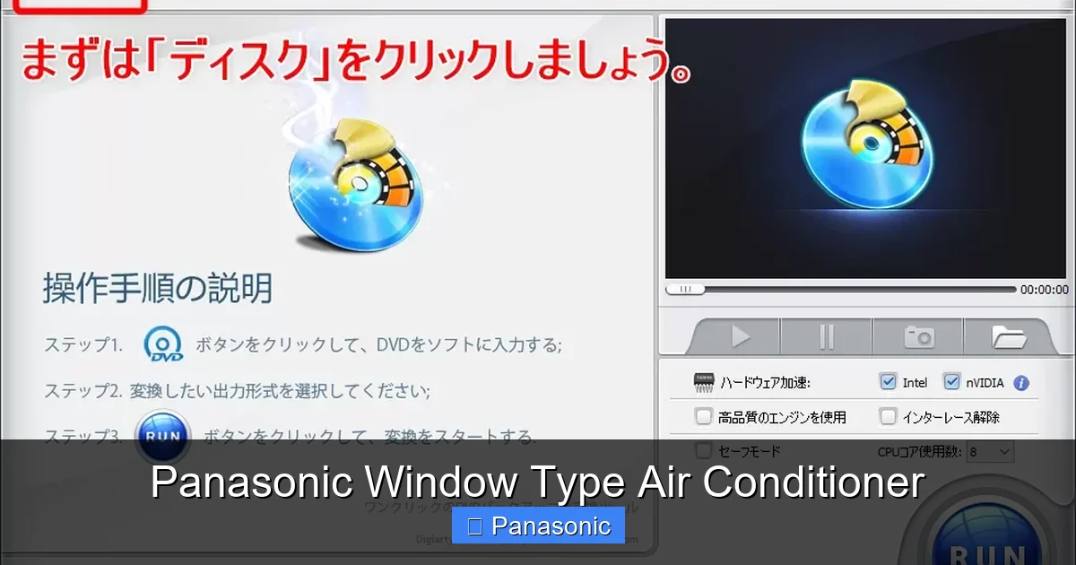 Panasonic Window Type Air Conditioner