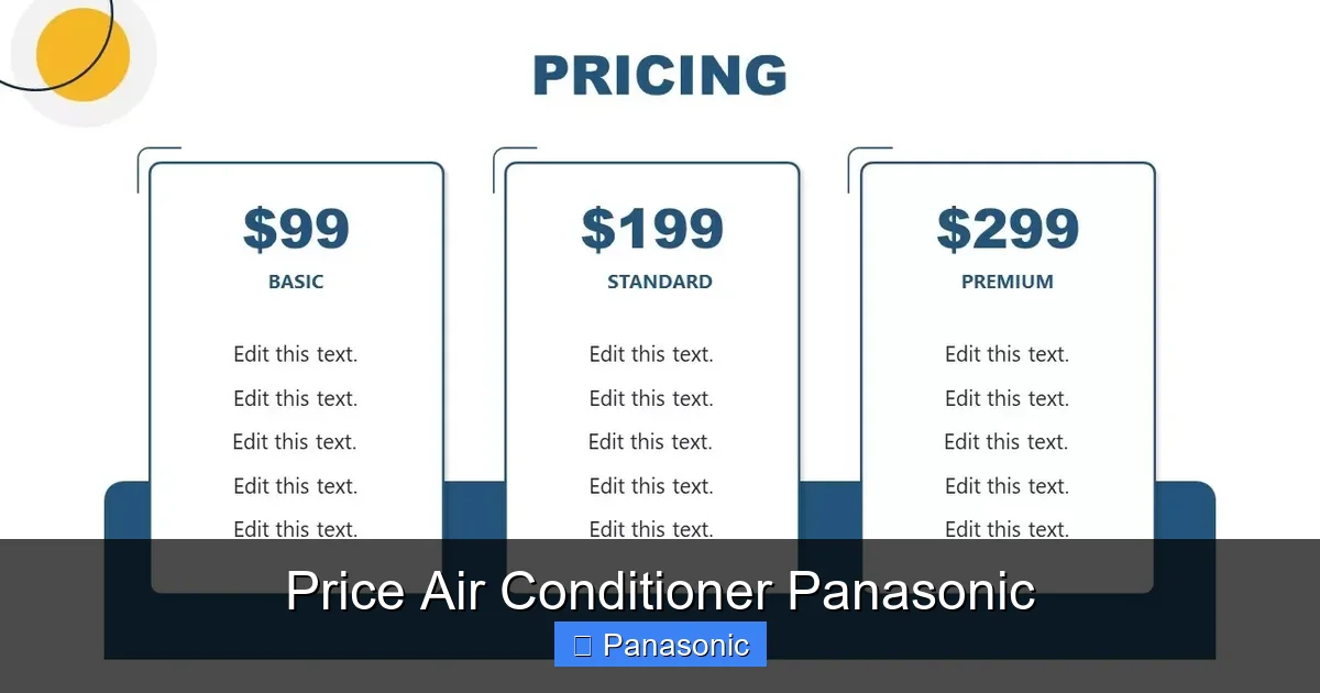 Price Air Conditioner Panasonic