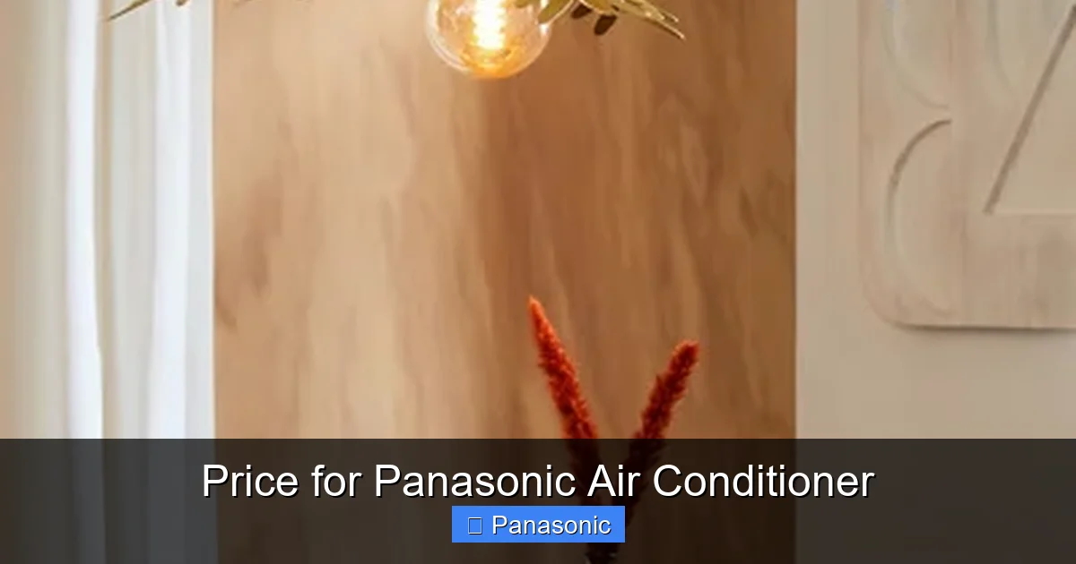 Price for Panasonic Air Conditioner