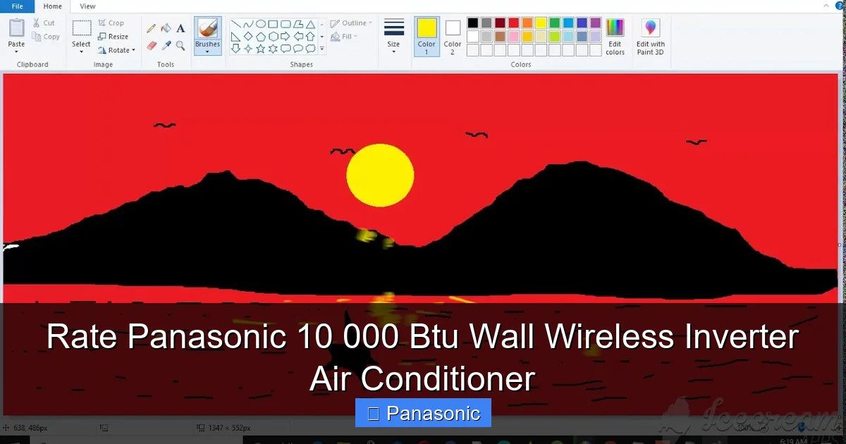 Rate Panasonic 10 000 Btu Wall Wireless Inverter Air Conditioner