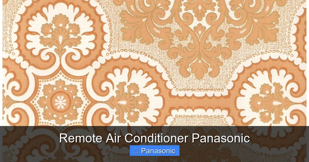 Remote Air Conditioner Panasonic
