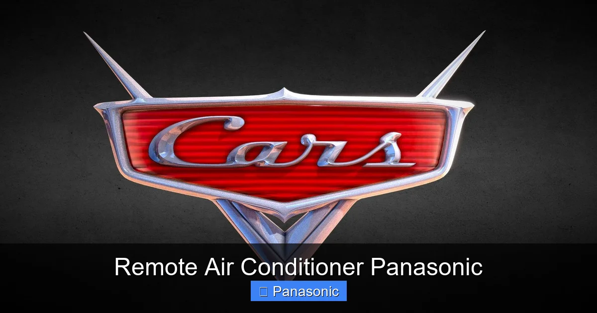 Remote Air Conditioner Panasonic
