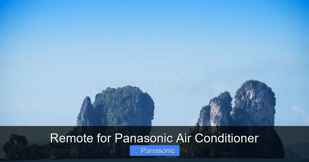 Remote for Panasonic Air Conditioner