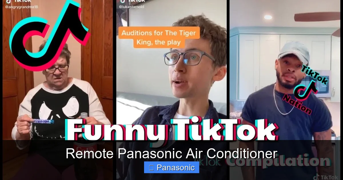 Remote Panasonic Air Conditioner