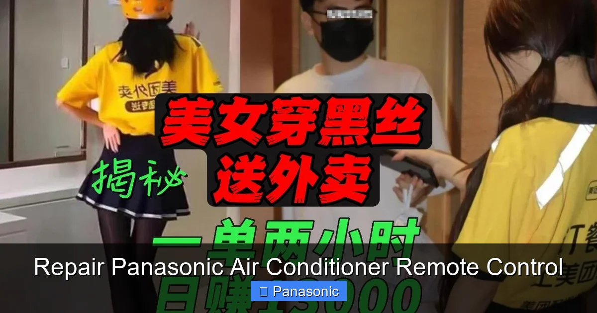 Repair Panasonic Air Conditioner Remote Control