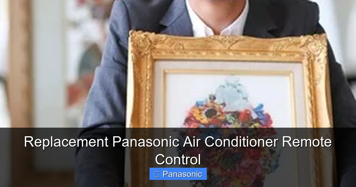 Replacement Panasonic Air Conditioner Remote Control