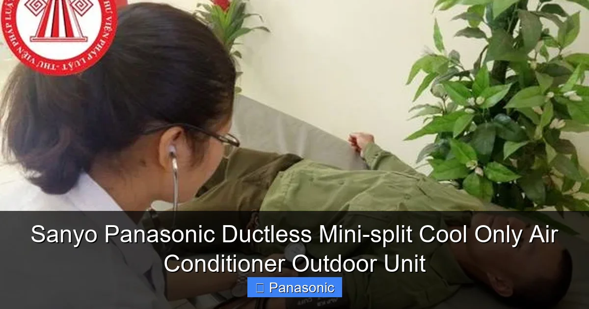 Sanyo Panasonic Ductless Mini-split Cool Only Air Conditioner Outdoor Unit