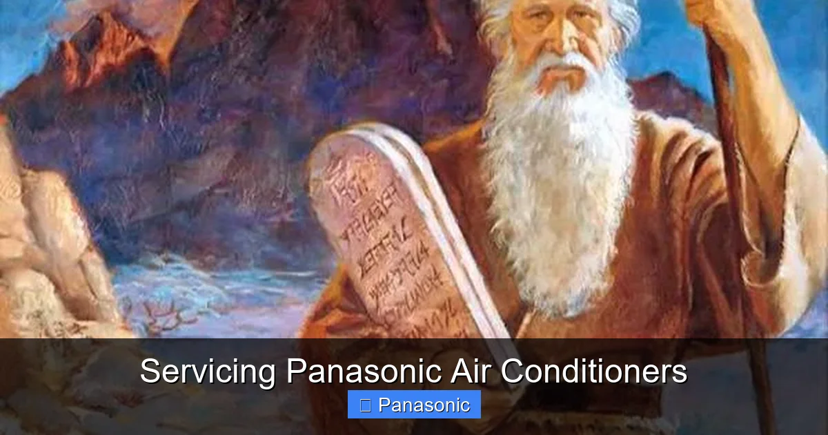 Servicing Panasonic Air Conditioners
