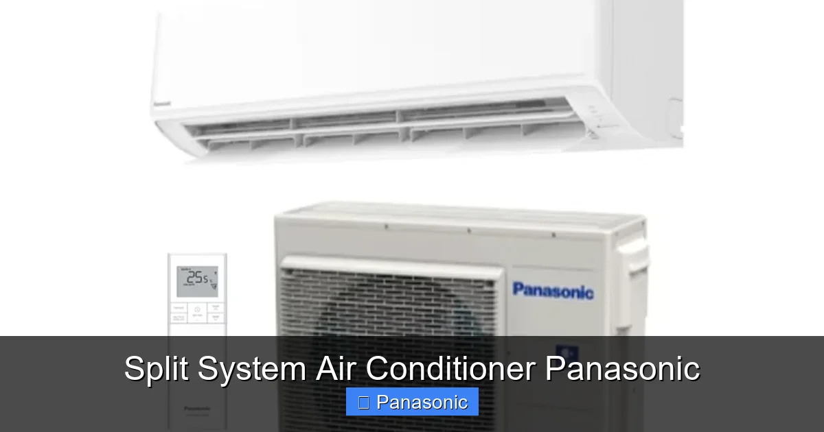 Split System Air Conditioner Panasonic