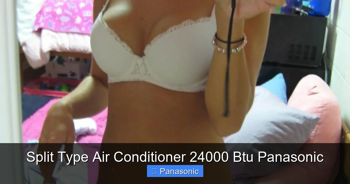 Split Type Air Conditioner 24000 Btu Panasonic