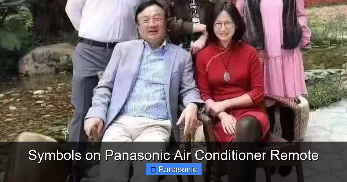 Symbols on Panasonic Air Conditioner Remote