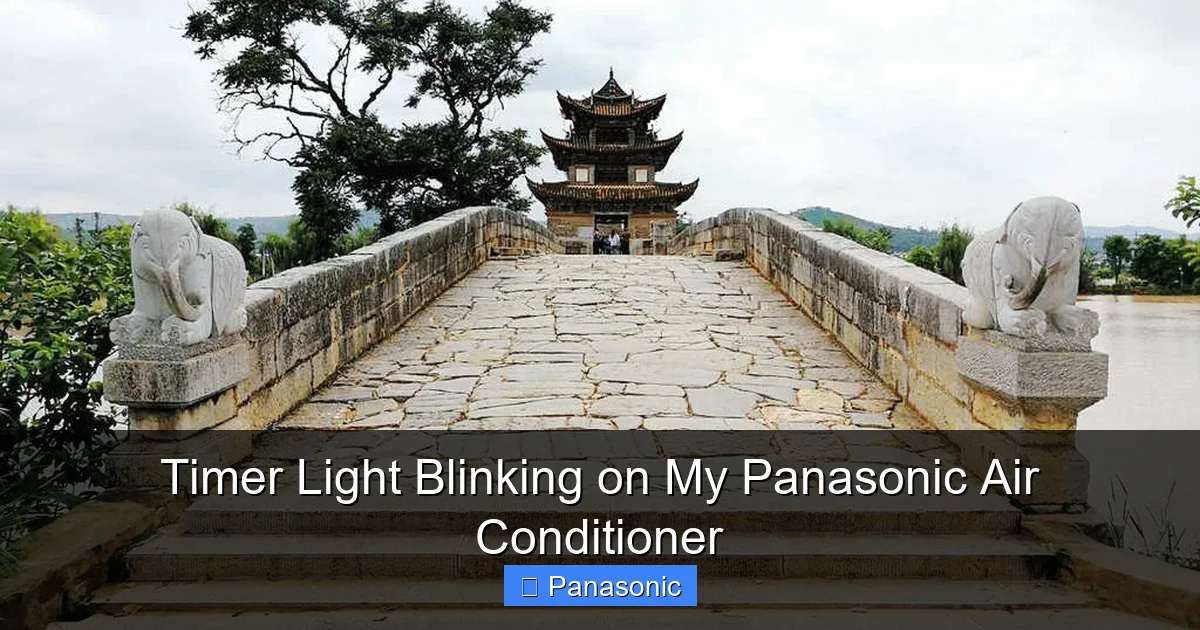 Timer Light Blinking on My Panasonic Air Conditioner