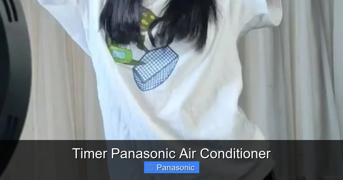 Timer Panasonic Air Conditioner